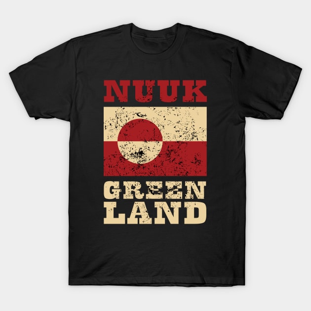 Flag of Greenland T-Shirt by KewaleeTee